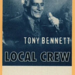 Tony Bennett 1994 Steppin' Out Concert Tour Crew Backstage Pass