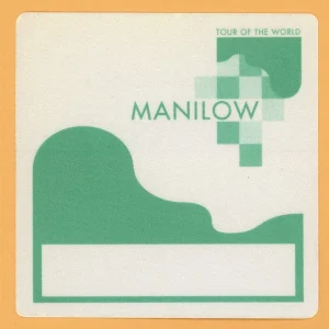 Barry Manilow 1997 Tour of the World Concert Backstage Pass