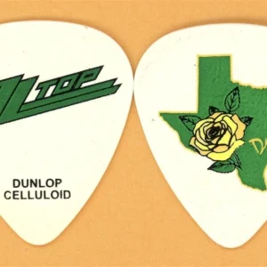 ZZ Top Dusty Hill Vintage Guitar Pick - 2010 US Tour