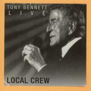 Tony Bennett 2002 Live Concert Tour Crew Backstage Pass
