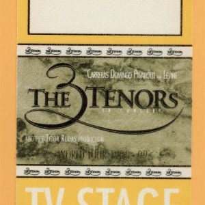 3 Tenors 1998 Luciano Pavarotti Concert Tour TV STAGE Backstage Pass