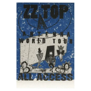 ZZ Top 1994 Antenna Concert Tour All Access Backstage Pass
