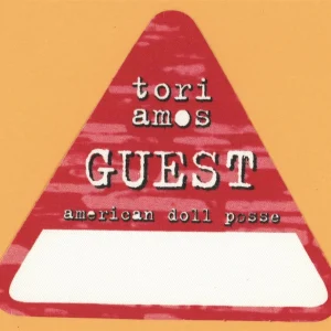 Tori Amos 2007 American Doll Posse Concert Tour Guest Backstage Pass