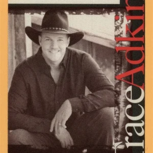 Trace Adkins 1996 Dreamin' Out Loud Concert Tour Meet & Greet Backstage Pass