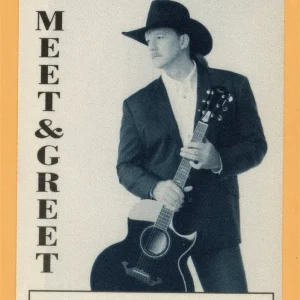 Trace Adkins 1999 More Concert Tour Meet & Greet Backstage Pass