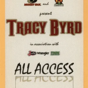 Tracy Byrd 1999 Outdoor Obsession Concert Tour All Access Backstage Pass