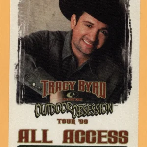 Tracy Byrd 1999 Outdoor Obsession Concert Tour All Access Backstage Pass