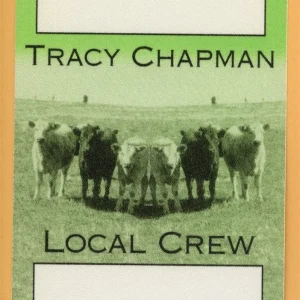 Tracy Chapman 1996 New Beginning Concert Tour Crew Backstage Pass