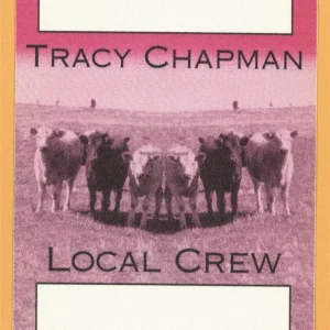 Tracy Chapman 1996 New Beginning Concert Tour Crew Backstage Pass