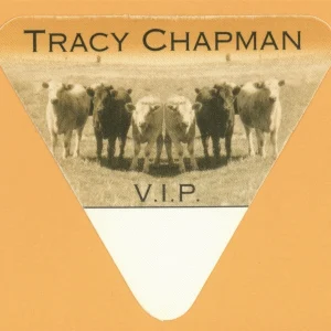 Tracy Chapman 1996 New Beginning Concert Tour VIP Backstage Pass