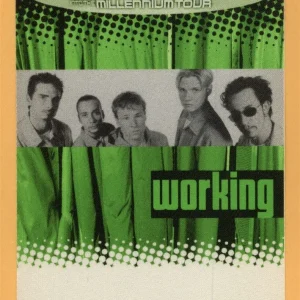 Backstreet Boys 1999 Millennium Concert Tour Working Backstage Pass