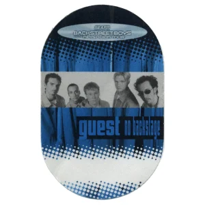 Backstreet Boys 1999 Millennium Concert Tour Guest Backstage Pass