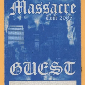 50 Cent 2005 Massacre Tour GUEST Backstage Pass
