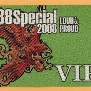 38 Special 2008 Tour VIP Backstage Pass