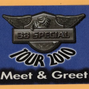 38 Special 2010 Tour MEET & GREET Backstage Pass