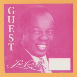 Lou Rawls 1995 Concert Tour GUEST Backstage Pass