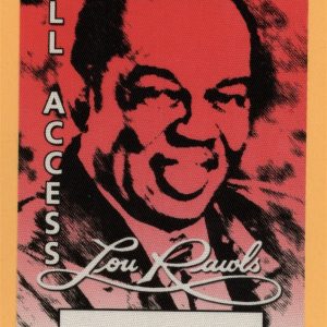 Lou Rawls 1998 Concert Tour ALL ACCESS Backstage Pass