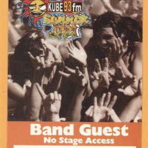 Tupac Shakur 2pac 1993 Summer Jam Concert Tour Guest Backstage Pass