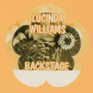 Lucinda Williams 2001 Essence Concert Tour Backstage Pass