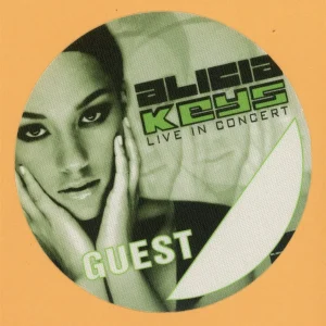 Alicia Keys 2003 Concert Tour GUEST Backstage Pass