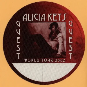 Alicia Keys 2002 Concert Tour GUEST Backstage Pass