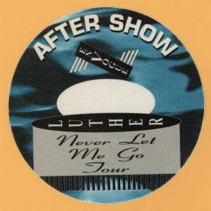 Luther Vandross 1993 Never Let Me Go Concert Tour AFTER SHOW Backstage Pass