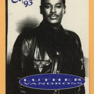Luther Vandross 1993 Never Let Me Go Concert Tour CREW Backstage Pass