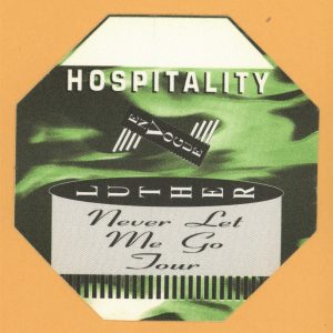 Luther Vandross 1993 Never Let Me Go Concert Tour HOSP Backstage Pass