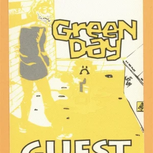 Green Day 1992 Kerplunk Concert Tour Guest Backstage Pass
