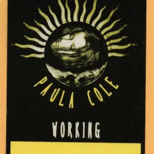 Paula Cole 1999 Apostle Concert Tour WORKING Backstage Pass