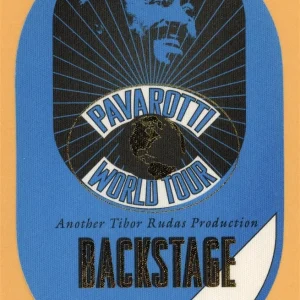 Pavarotti 2002 Concert Tour Backstage Pass