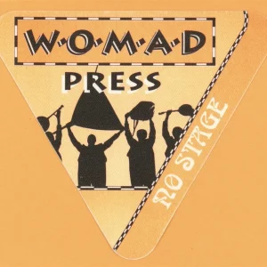 Peter Gabriel 1993 Midnight Oil Womad Arts Concert Tour Press Backstage Pass