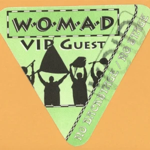 Peter Gabriel 1993 Midnight Oil Womad Arts Concert Tour VIP Backstage Pass