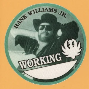 Hank Williams Jr. 2000 I'm One of You Concert Tour WORKING Backstage Pass