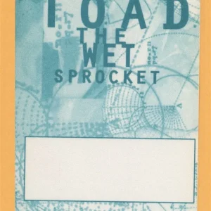 Toad The Wet Sprocket 1997 Coil Concert Tour WORKING Backstage Pass
