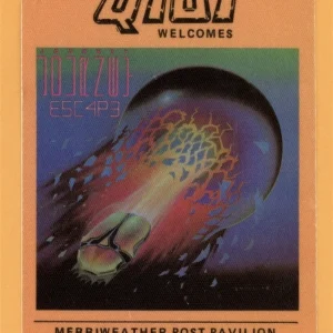 Journey 1981 Escape Concert Tour Q107 Radio Backstage Pass