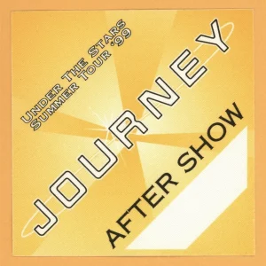 Journey 1999 Under The Stars Concert Tour Aftershow Backstage Pass