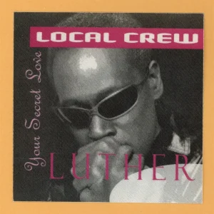 Luther Vandross 1996 Your Secret Love Concert Tour CREW Backstage Pass
