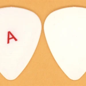 Aerosmith Joe Perry RED "A" Vintage Guitar Pick - 2001 Just Push Play Tour