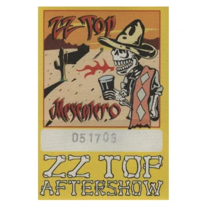 ZZ Top 2003 Mescalero Concert Tour Aftershow Backstage Pass