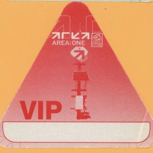 Outkast, Incubus & Moby 2001 Area One Concert Tour VIP Backstage Pass