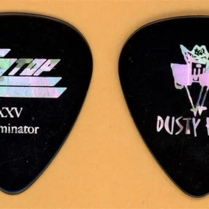 ZZ Top Dusty Hill Vintage Guitar Pick - 25th Anniversary Tour