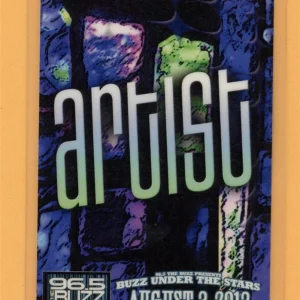 Queens of The Stone Age 2013 Under The Stars Tour Laminated Backstage Pass