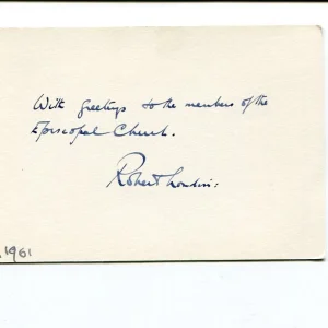 Robert Stopford Bishop London Bermuda Jerusalem Clergy Signed Autograph