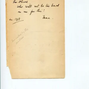 William McFee Sea Nautical Author Signed Autograph