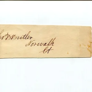 Thomas B. Butler CT US Representative Connecticut Supreme Court Signed Autograph