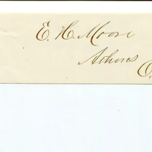 Eliakim Hastings Moore Ohio US Congress Representativer Signed Autograph