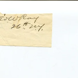 George W Ray 1800s NY New York US Representative Congress Signed Autograph