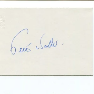 Peter Walker Baron Worcester Secretary of State for Wales Signed Autograph