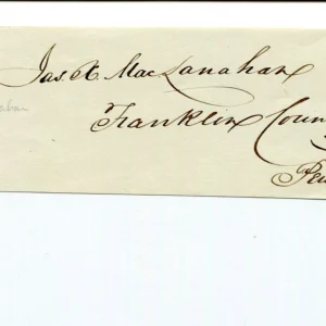 James Xavier McLanahan Pennsylvania US Representative Congress Signed Autograph